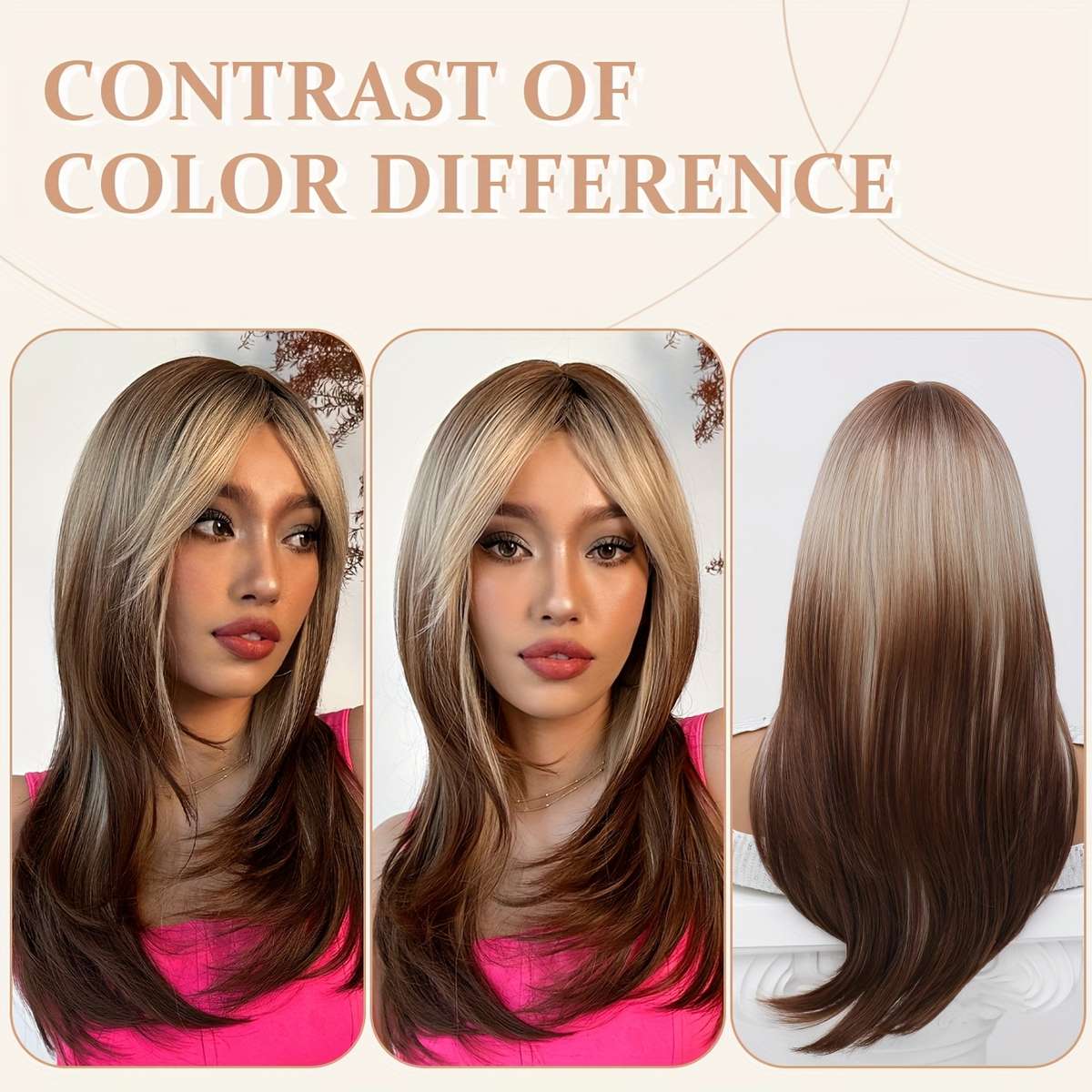 1Pc Style1 60.96cm Fashion Design Wig