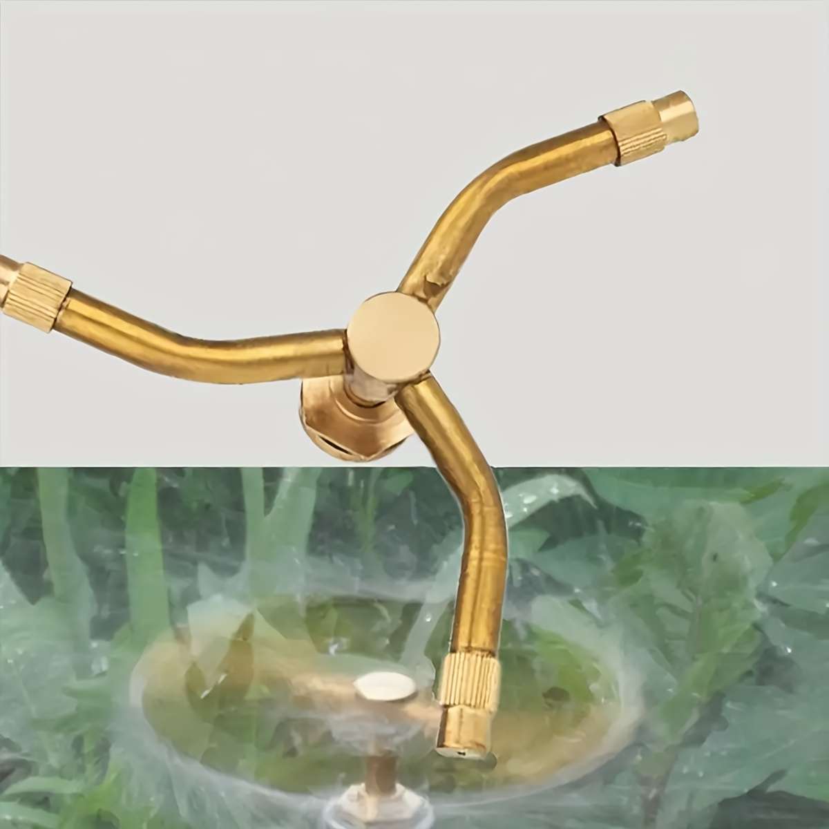 4 Heads Rotating Brass Swirl Nozzle