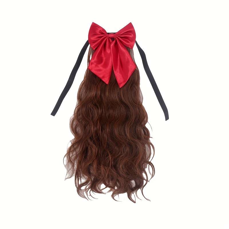 1Pc Dark Brown Fashion Design Wig