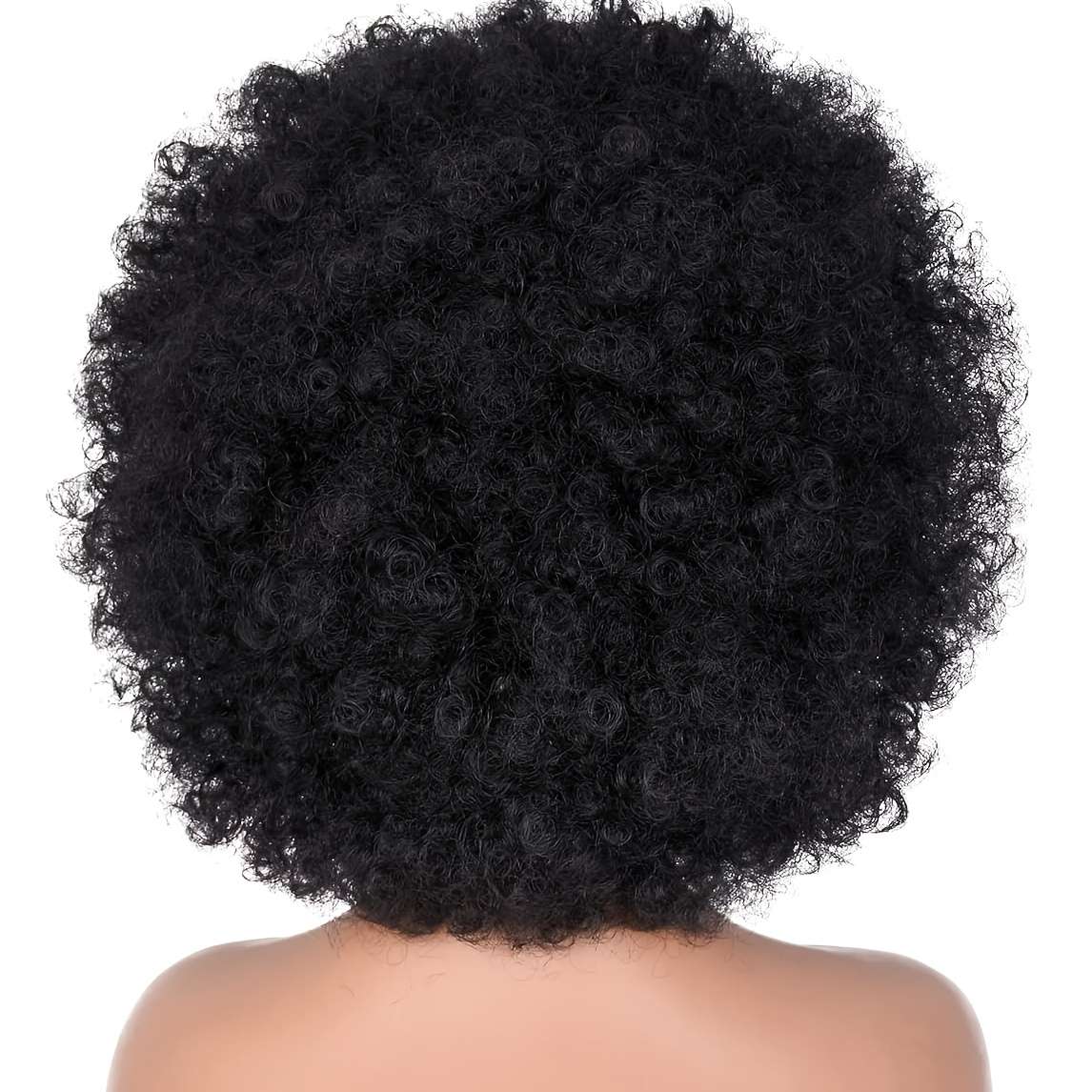 1Pc Black 25.4cm Fashion Design Wig