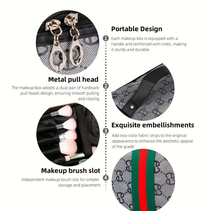 Versatile Travel Cosmetics Organizer - Waterproof