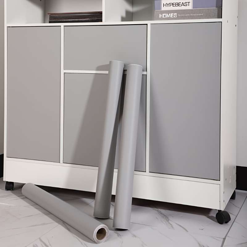 1PC Wall StickersSmoky Gray60cmX3m 23.62X118.11in