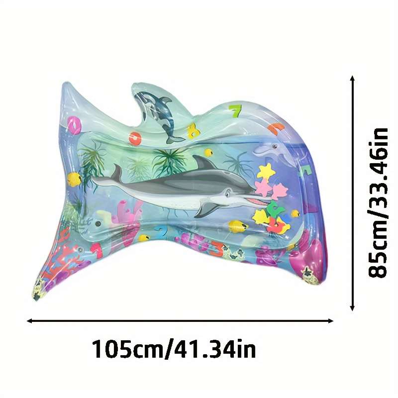 Blue Round Dolphin Cooling Pad