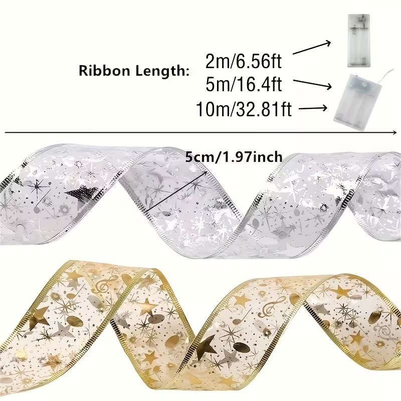 LED Christmas Tree Ribbon Light