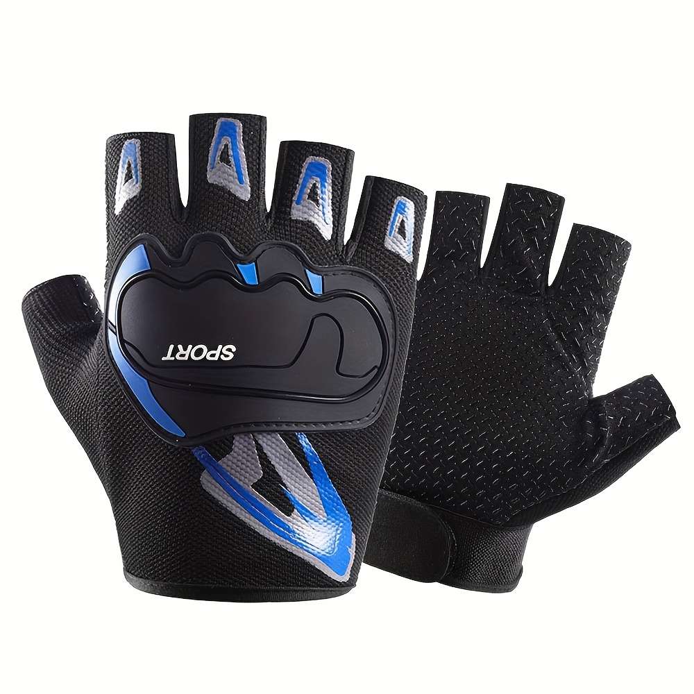 1 Pair Gray One Size Outdoor Sports Gloves