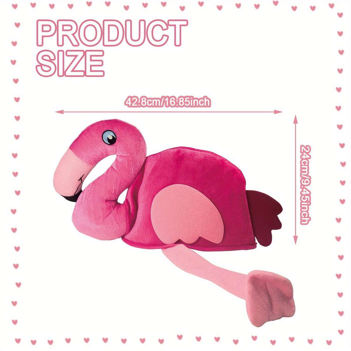 Flamingo Party Hat Soft Cute Animal Costume Accessory