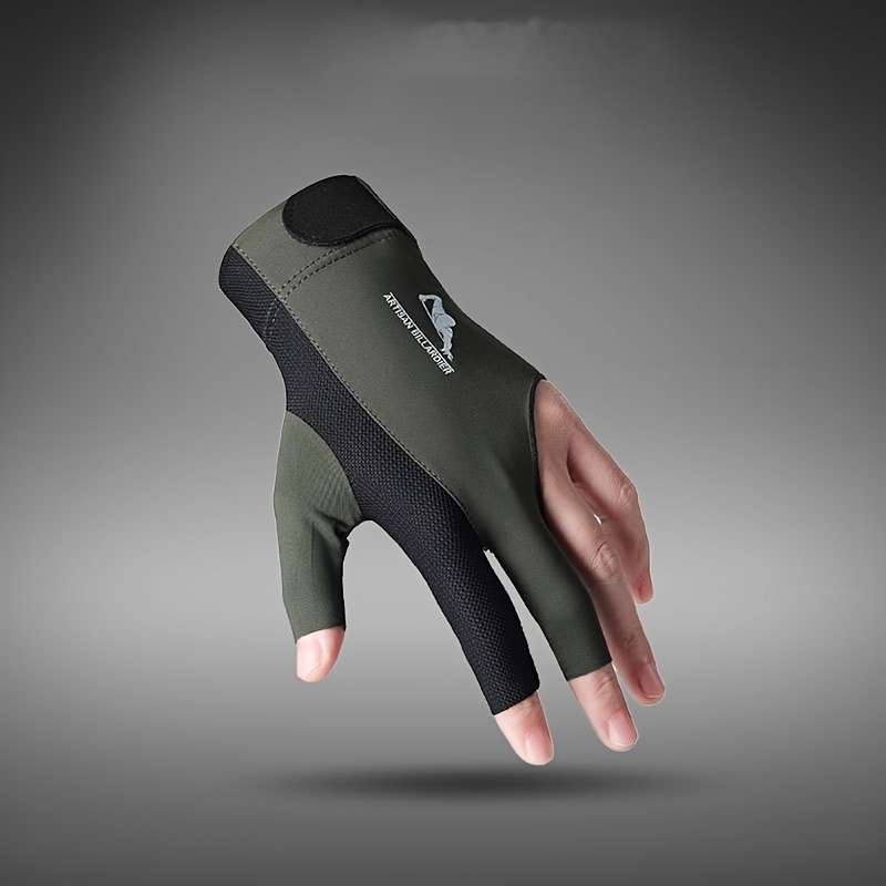 1 Pair Green One Size Outdoor Sports Gloves