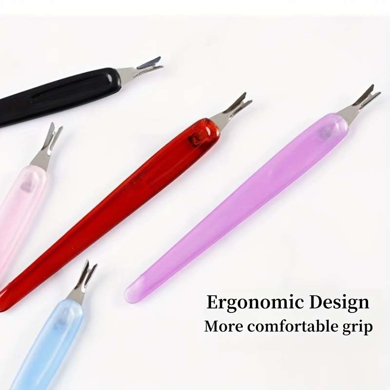 3pcs Professional Cuticle Trimmer Cuticle Pusher Cuticle Knife Practical Nail Clipper for Re