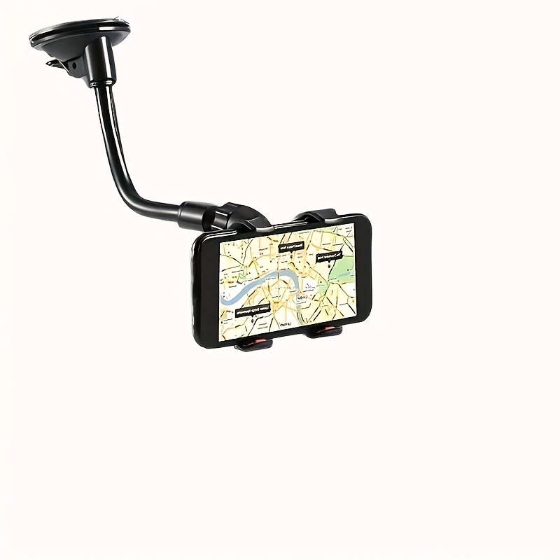 1pc Multi Functional 360 ° Adjustable Steering Flexible Gooseneck Suction Cup Car Phone Holder Instr