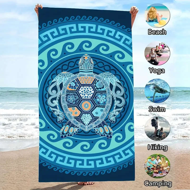 1 Microfiber Sand-Free Lightweight Camping Towel