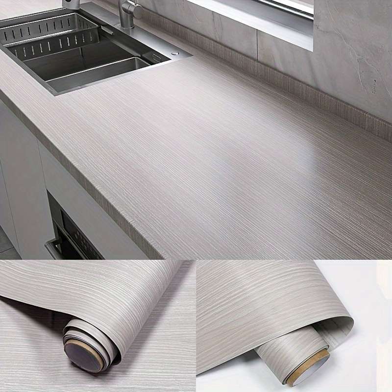 1PC Wall StickersGray Oak23.62X393.7in  60X1000.02cm