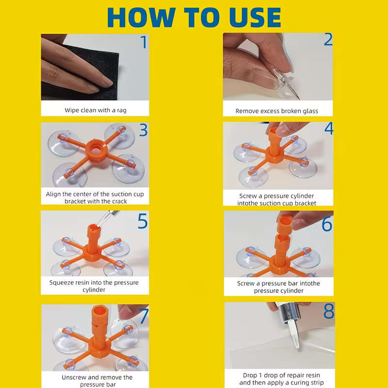 Windshield Glass Repair Kit