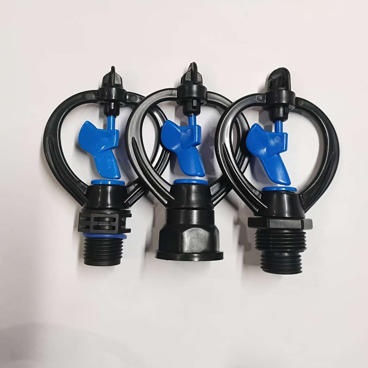 3Pcs Rotating Rain Butterfly Sprinkler Nozzles Adjustable Spray