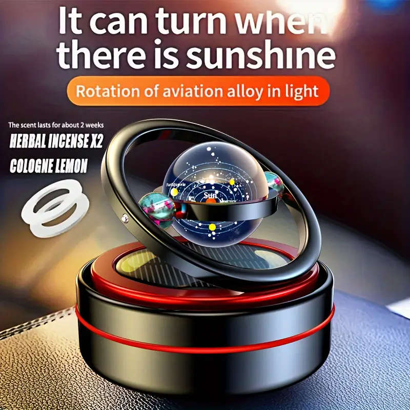 Solar Rotating Car Dashboard Decoration