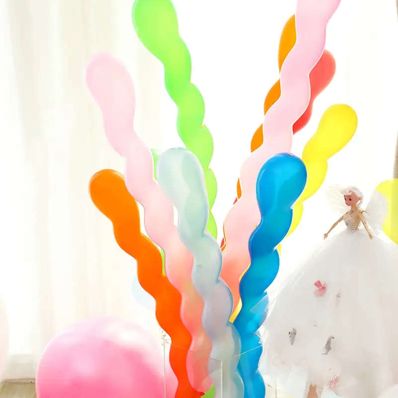 20pcs Twisted Spiral Latex Balloons