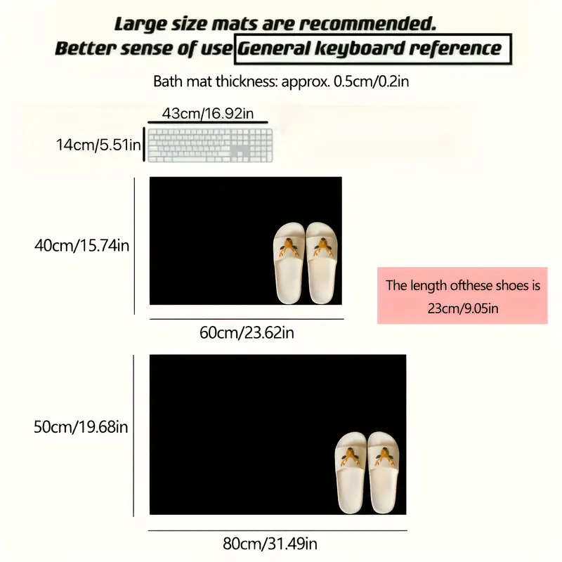 1 High Quality Diatomaceous Earth Kitchen Mat 50*80cm