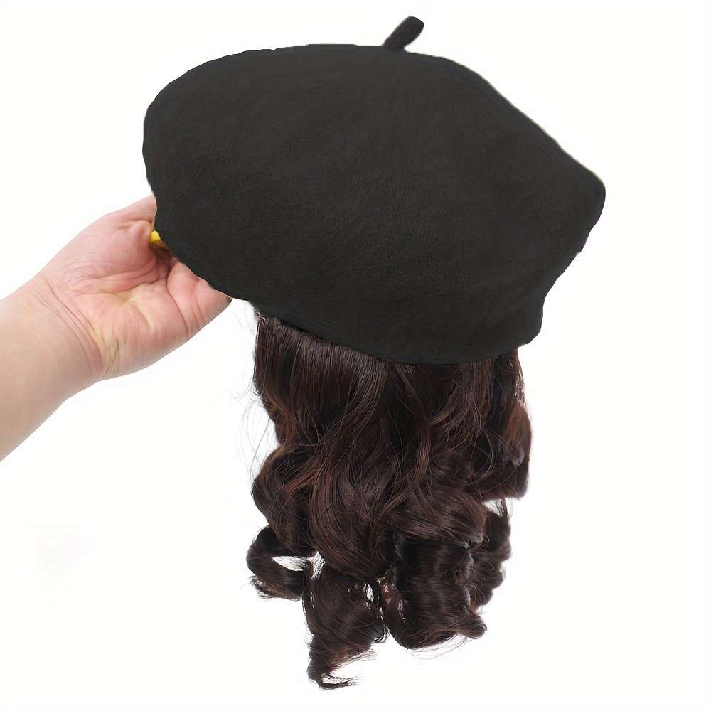 1Pc Black 15.24cm Fashion Design Wig