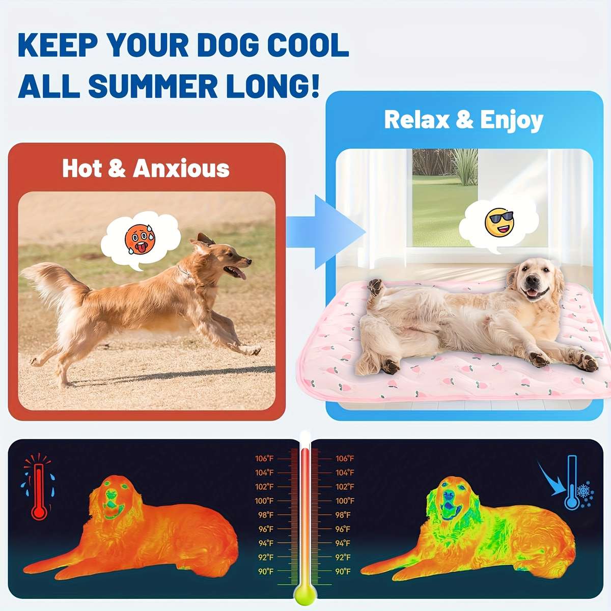 Pink Cherry Cooling Pad Model  Large