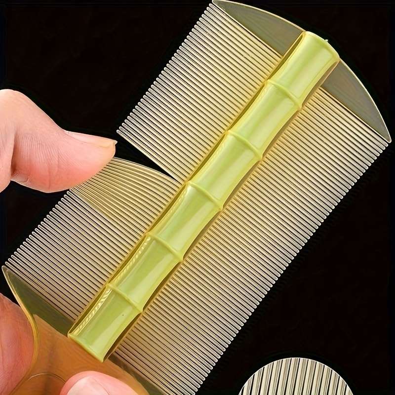 1 matcha Green fine Tooth pet Comb Pet Comb