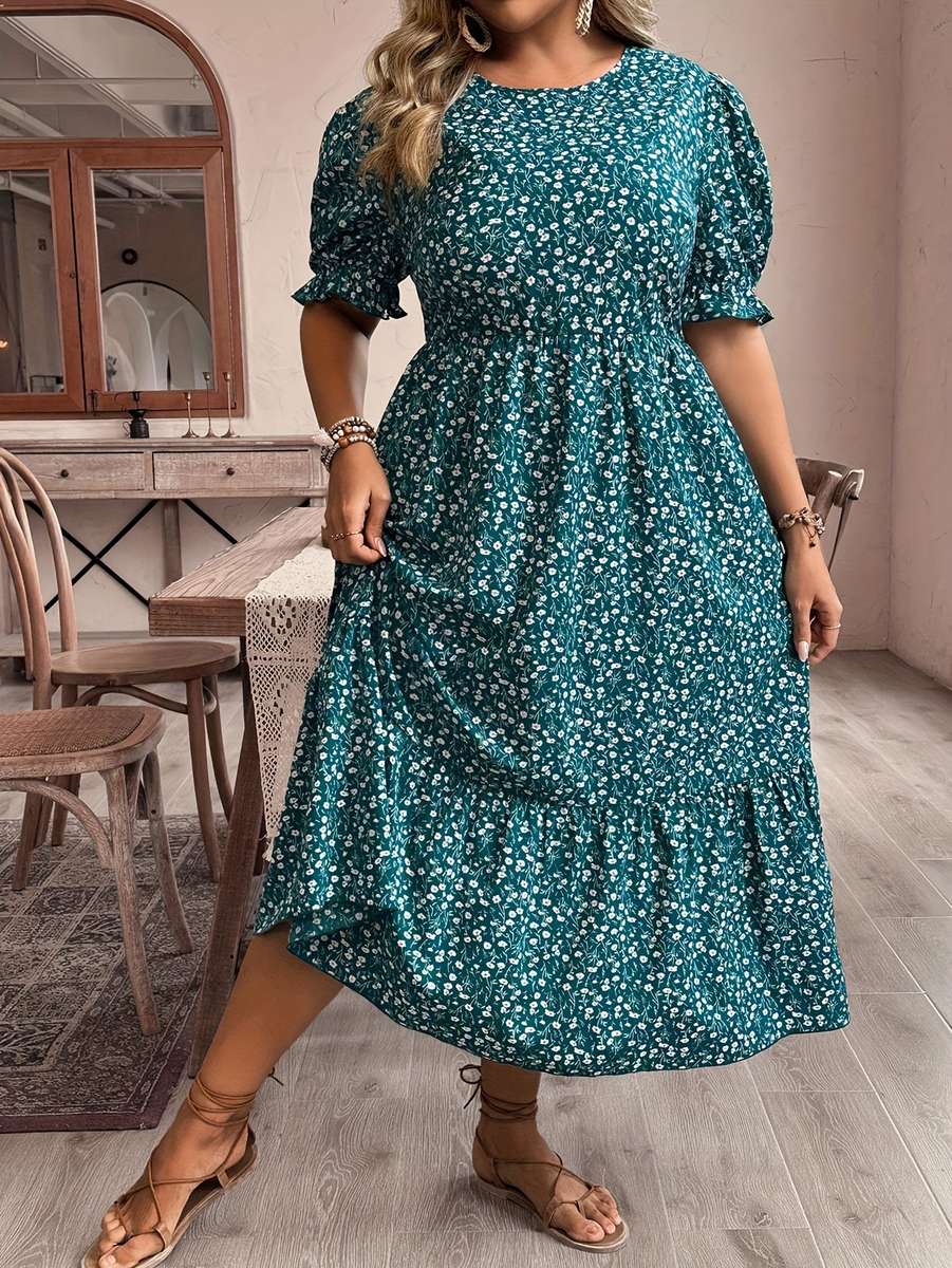 Women S Dress Color Blue Size 5Xl
