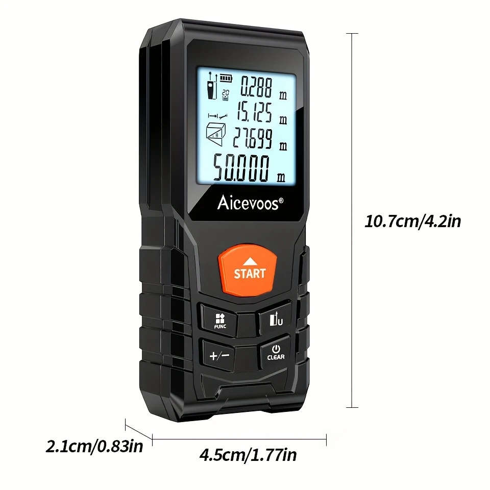 1pc High Accuracy Laser Distance Meter 120m Electronic Ruler Laser Measure Battery Power