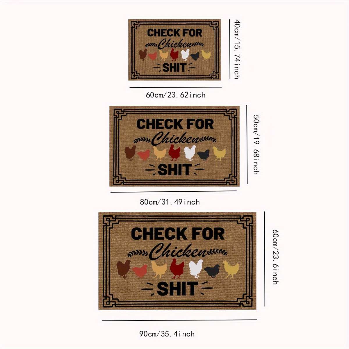 15.75x23.62inch 40x60cm Floor Mat