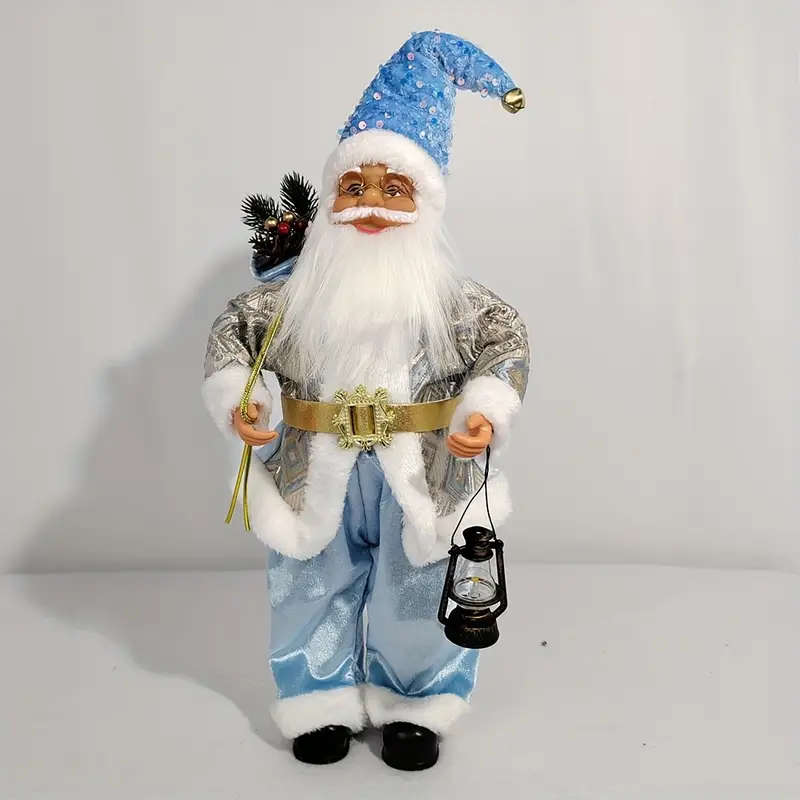 Santa Claus Standing Doll  Red