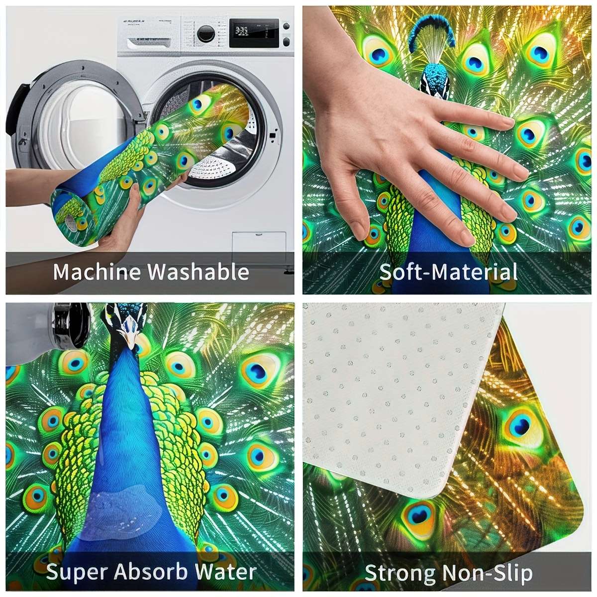 1Pc 45x75cm Floor Mat