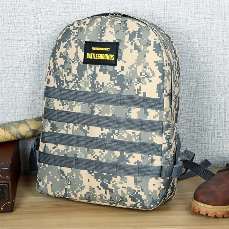 1pc Camouflage Backpack Large Capacity Lightweight Travel Commuter Bag with Adjustable Straps Durabl