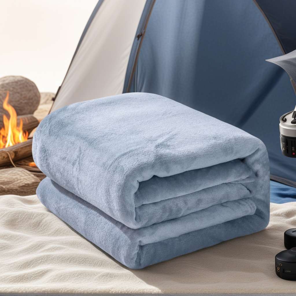 1ps Blanket Color Bright Green size 180x200cm 71x79in