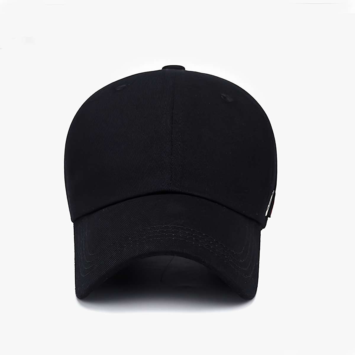 Unisex Fashion Embroidered Letter Solid Color Baseball Cap Lightweight Polyester Adjustab