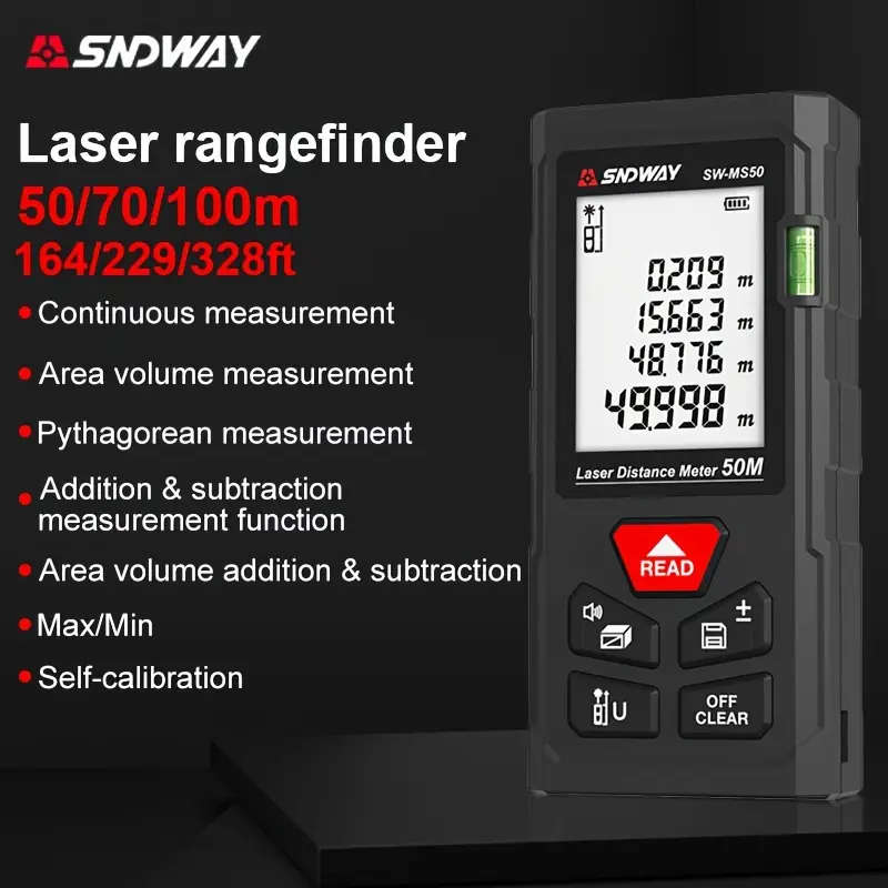 SNDWAY 50M Laser Distance Measure