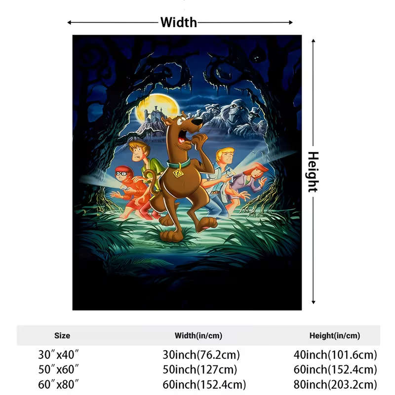 Warner Bros. Scooby-Doo Movie Blanket 127*152cm