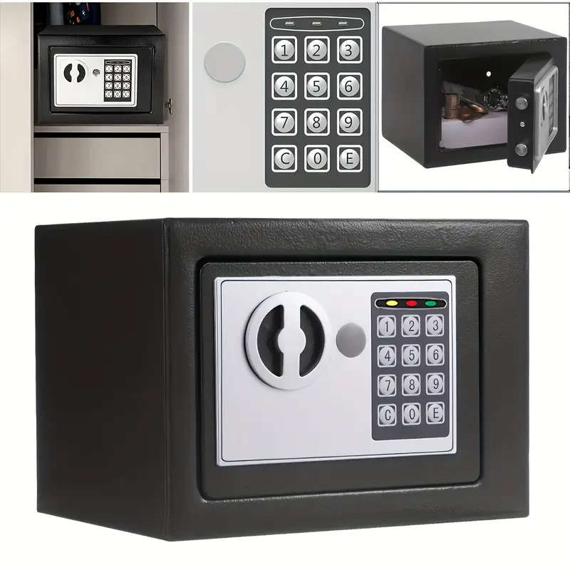 Fireproof Small Safe Digital Electronic Security Safe With Key