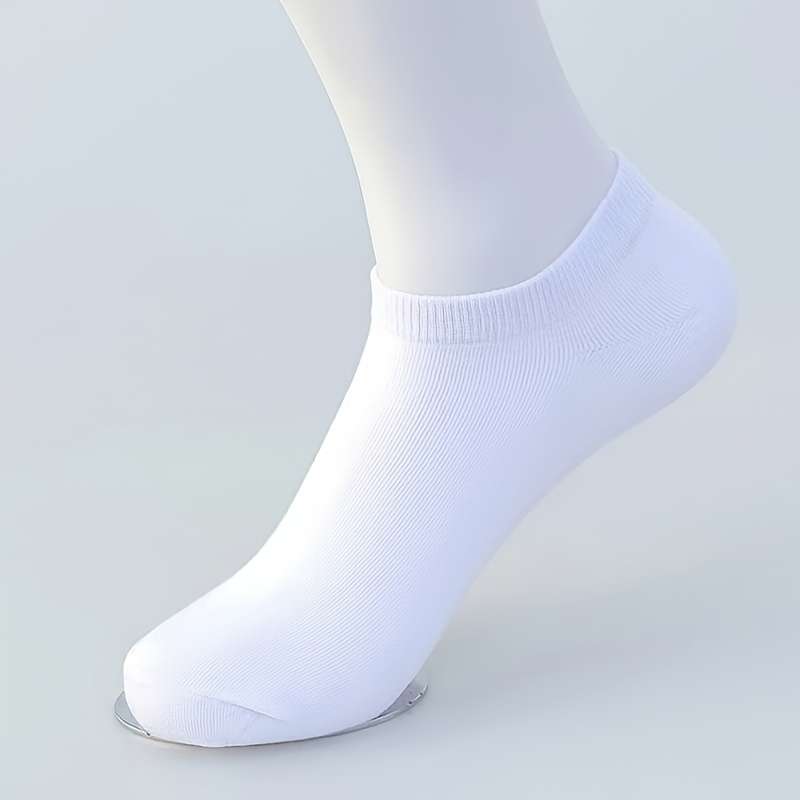 5 Pairs Light Grey High Elastic Socks