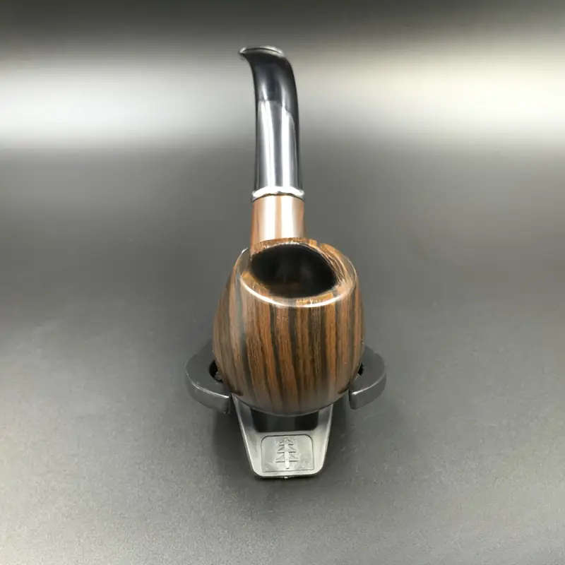 Natural Wood Grain Pipe With Stand