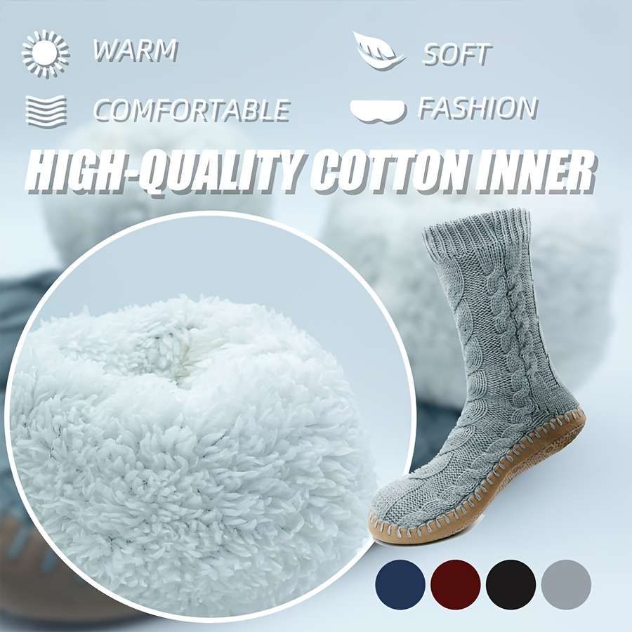 1 Pair Grey S-M 35-40 Socks