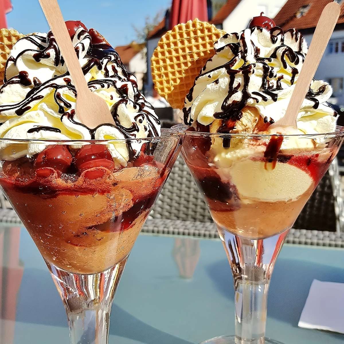 100pcs Elegant Mini Square Wooden Spoons 3.75  Perfect for Ice Cream Desserts Tastings