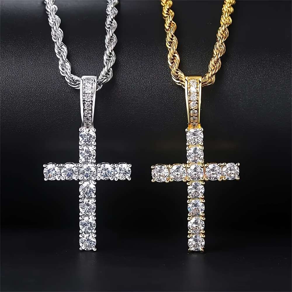 1 Piece Silvery Jesus Theme Pendant