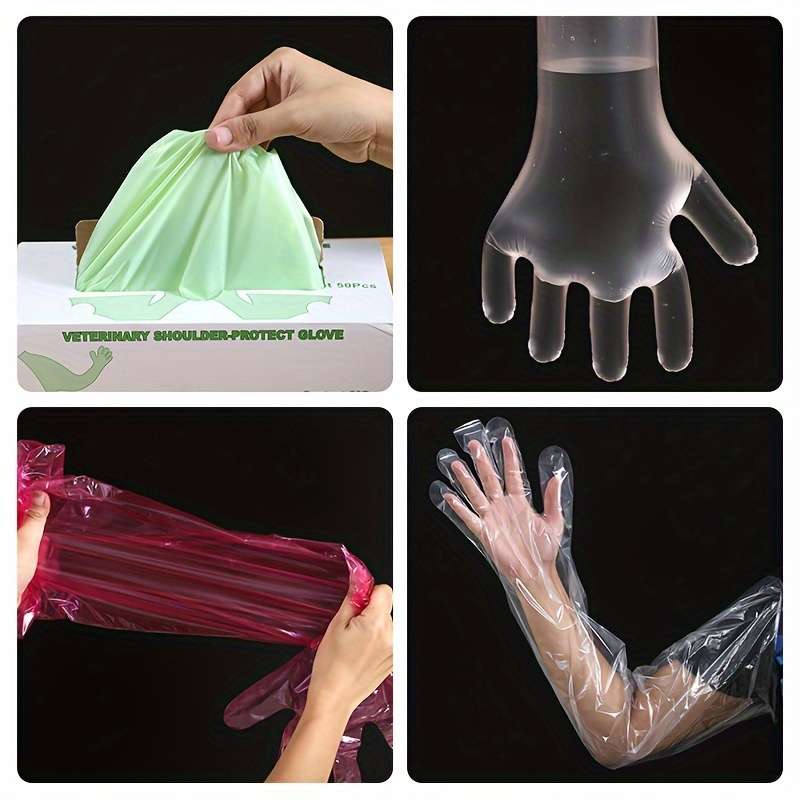 50pcs Household Cleaning Gloves