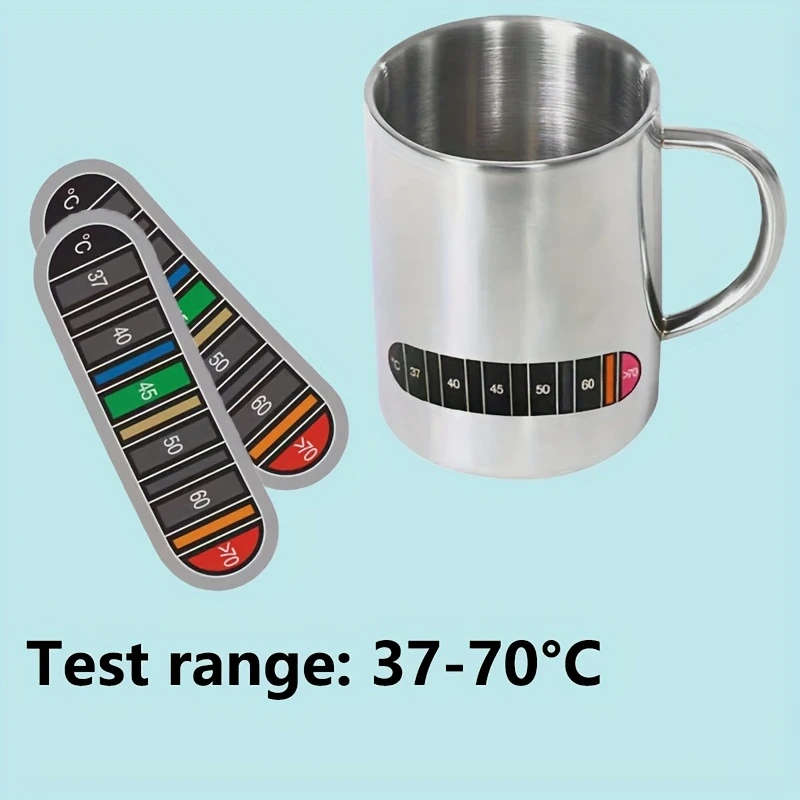 3Pcs Heat Sensitive Temperature Strips Color Changing Adhesive Thermometer Stickers