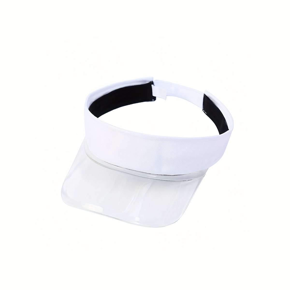 Y2K Style Clear Brim Bucket Hat Lightweight Polyester Adjustable Strap Ideal