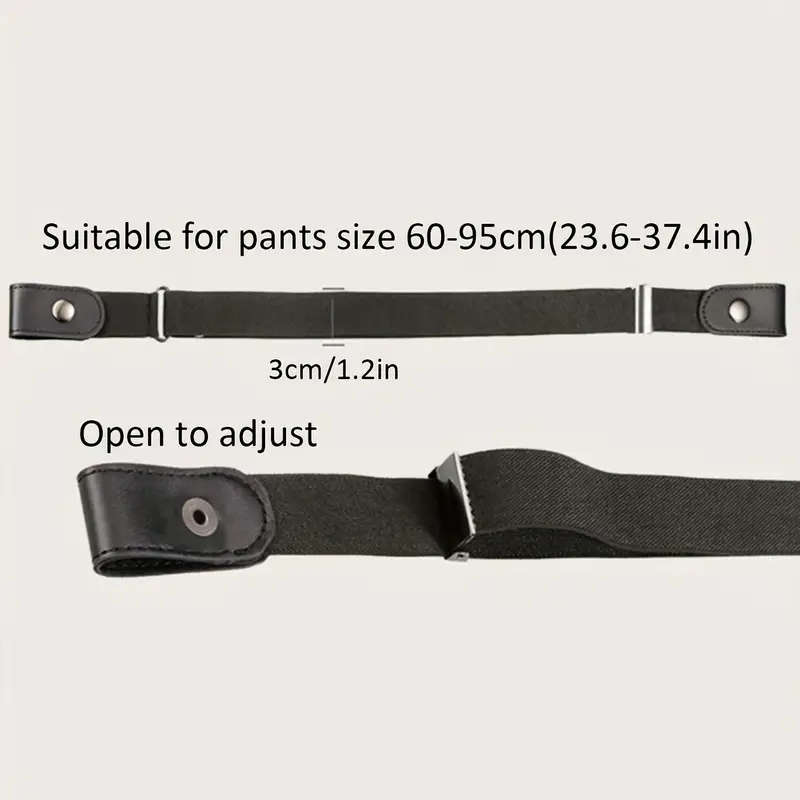 No Buckle Stretch Belt for Women Comfortable Invisible Waistband