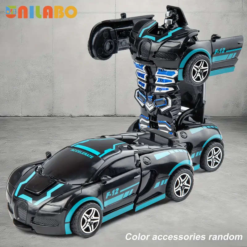 2-in-1 Fun Transforming Robot Police Car Toy
