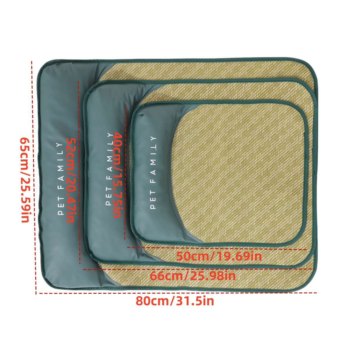 40Cm50Cm 15.75In19.69In Cooling Pad