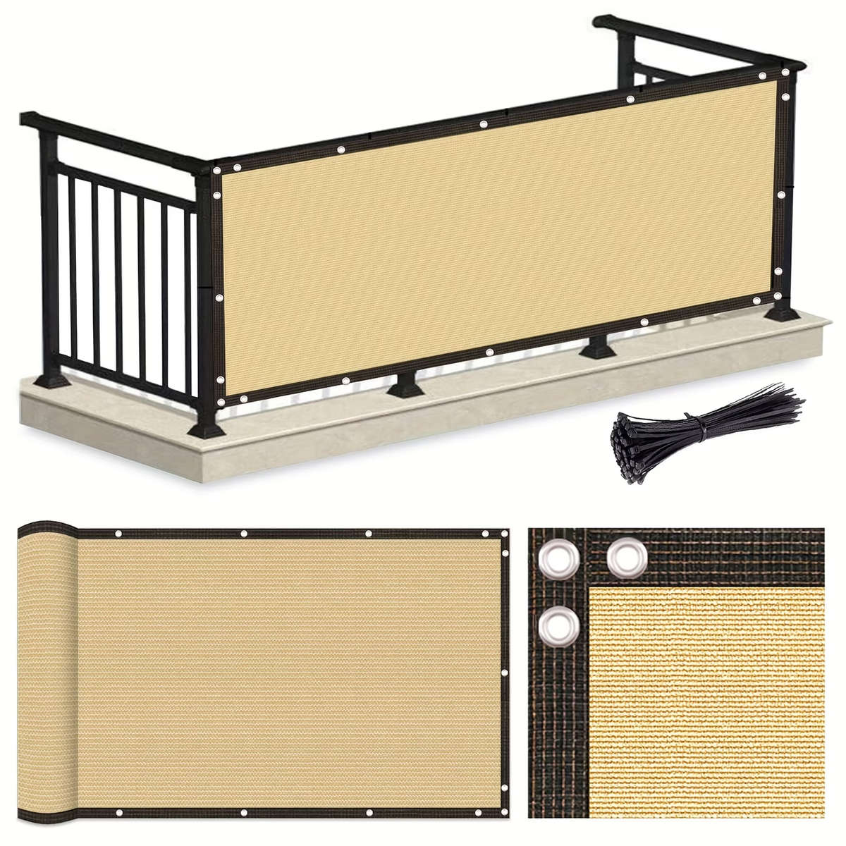 Heavy-Duty Privacy Fence Screen 1 piece