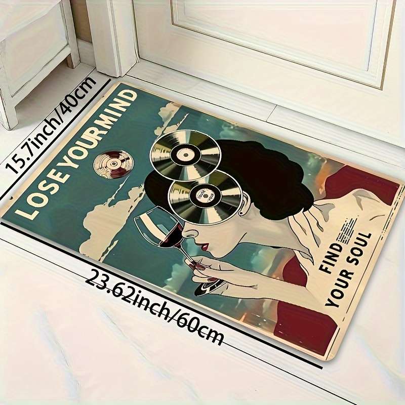 Blue 23.62x35.43inch 60x90cm Floor Mat