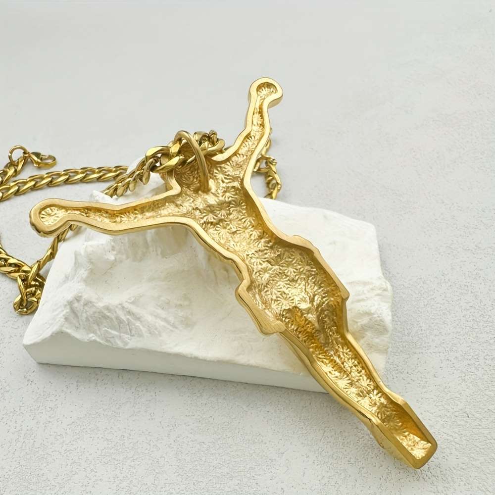 1 Piece Silvery Jesus Theme Pendant