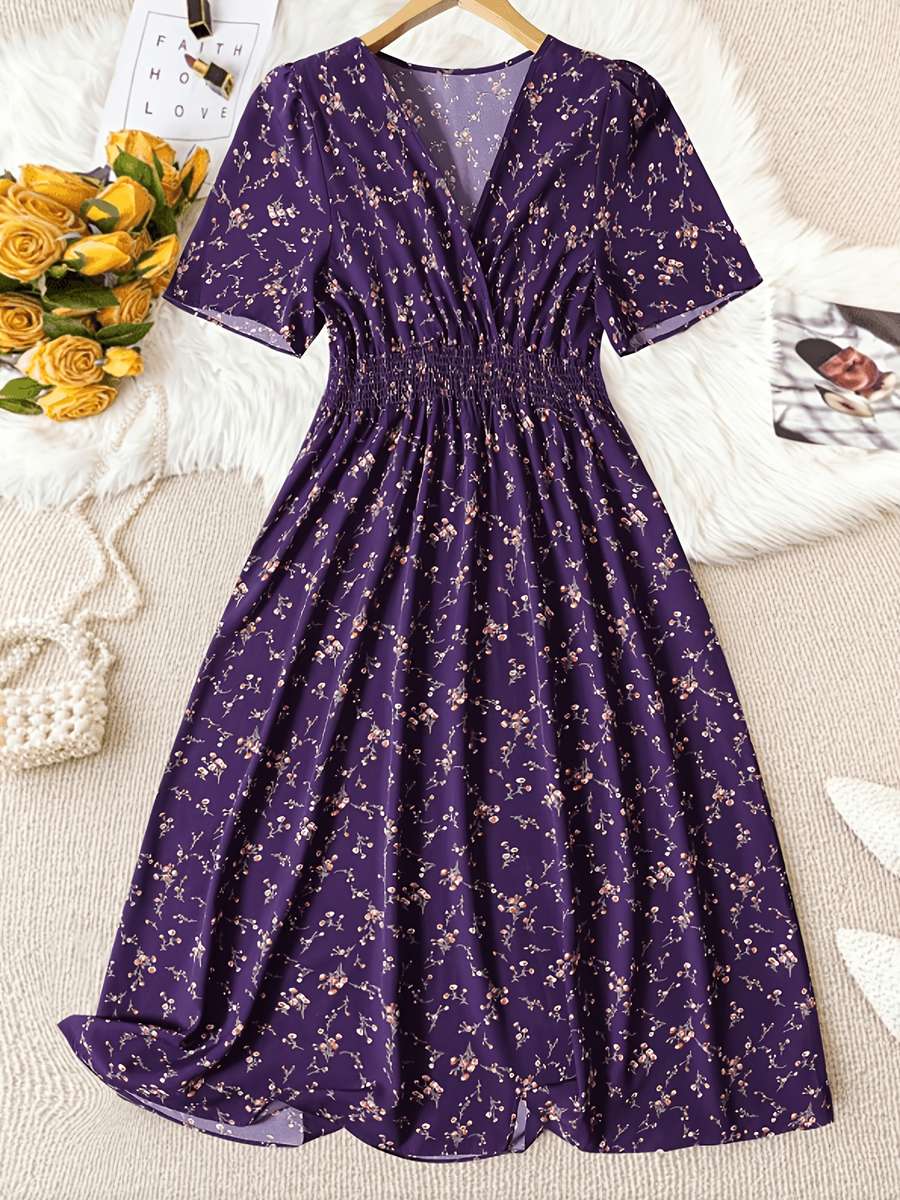 Women S Dress Color Violet Blue Size 5Xl