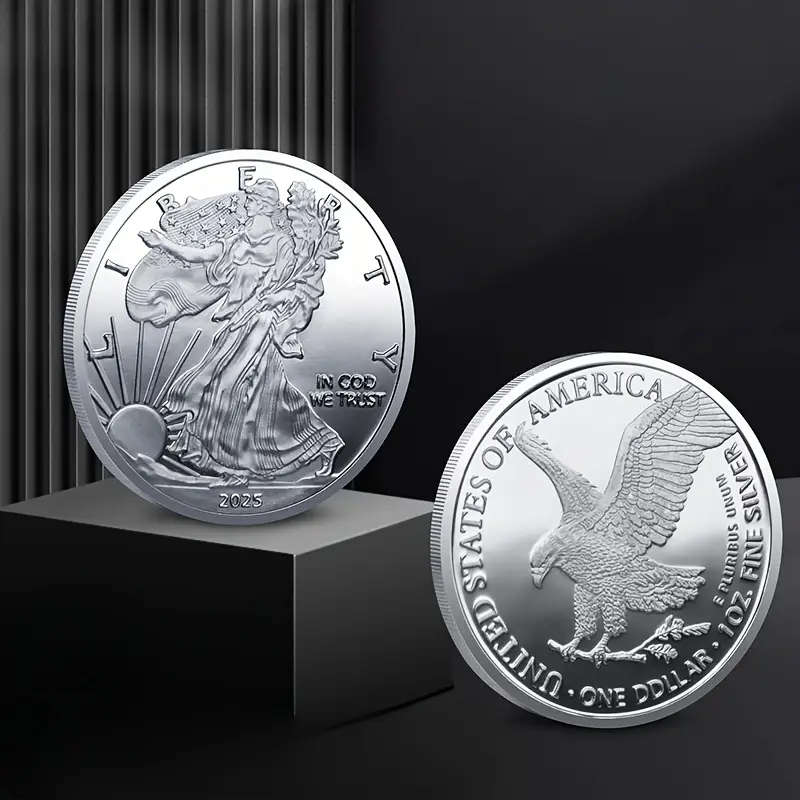 2025 USA LIBRETY 4cm coin Replica Coin Silver